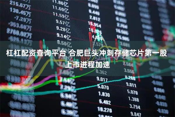 杠杠配资查询平台 合肥巨头冲刺存储芯片第一股 上市进程加速