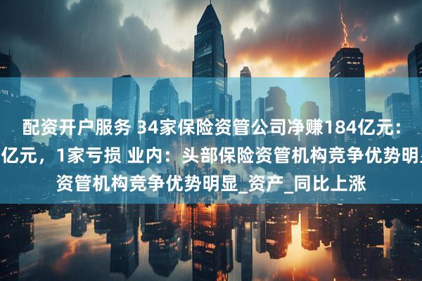 配资开户服务 34家保险资管公司净赚184亿元：3家净利润均超20亿元，1家亏损 业内：头部保险资管机构竞争优势明显_资产_同比上涨